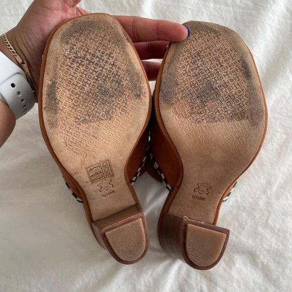 Tory Burch Open Toe 'Palisade' Mules (sz 5.5) - Picture 4 of 8